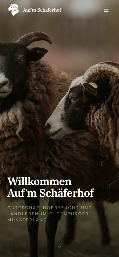 Auf'm Schäferhof — Mobile-Ansicht